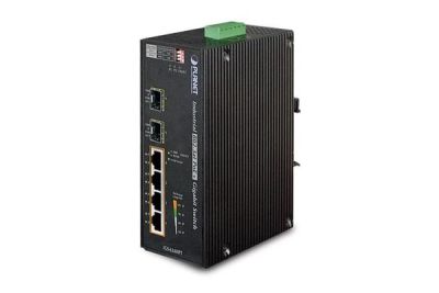 SKILLEYE IGS-624HPT Switch Industriale Unmanaged, 4 porte Ethernet 10/