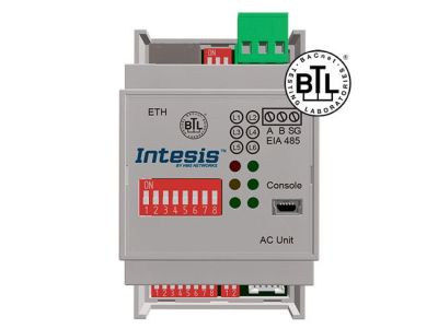 INTESIS INBACPAN001I000 Panasonic Etherea AC units to BACnet IP/MSTP Interface - 1 unit