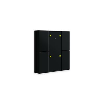 MDT RF-TA55A406.01 KNX RF button 4f. +act. , black op.