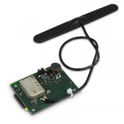 ELMO MDGSMI GSM/GPRS module equipped with internal antenna for connection to the GSM cellular network