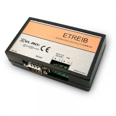 ELMO ETREIB Interface for data communication between an EL.MO. control unit and an automation system based on EIB standards