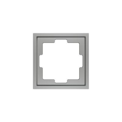 ZENNIO ZS70FR1S 70 x 70 frame for ZS70 sockets, silver