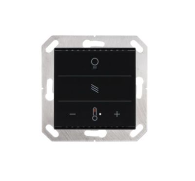 ELSNER 70892 70892 Cala KNX MultiTouch T Push Buttons with Function Icons, black