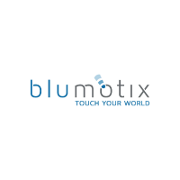 BLUMOTIX BX-F-QQBLC QUBIK ICON Cover tastiera vetro 1 Pulsante tapparelle
