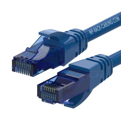 WP RACK WPC-PAT-5U010B CAT 5E U-UTP PATCH CABLE 1.0m BLUE
