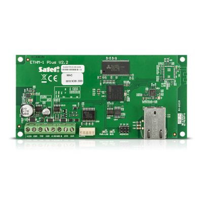 SATEL ETHM-1 Plus TCP/IP communication module on bus for INTEGRA control panels for mobile apps and remote management