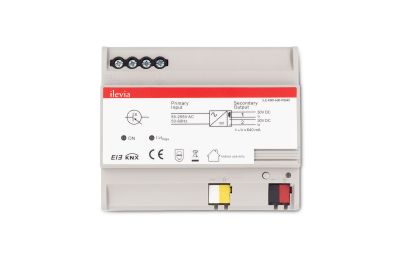 ILEVIA KNX ILE-KNX-A00-PS640 Alimentatore bus KNX, 640 mA con uscita ausiliaria