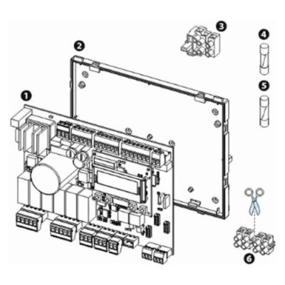 CAME-RICAMBI 88006-0085 KIT SOSTITUTIVO ZLX24SA-SR DI ZLJ24-ZL19