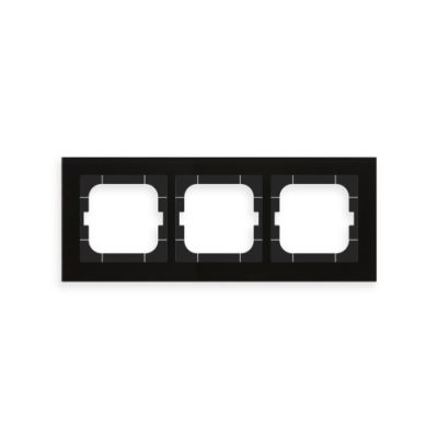 MDT BE-GTR363S.01S Corn.vetro tripla 55x55mm,nero