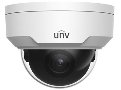 UNIVIEW IPC325SB-DF40K-I0 Telecamera di rete a cupola fissa IR intelligente LightHunter HD da 5 MP