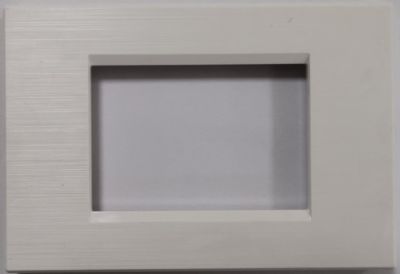 MAPAM 8003SL-1 8003SL-1 Art 3P Brushed Technopolymer White Plate