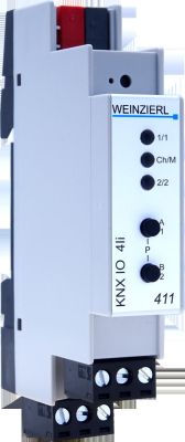WEINZIERL 5231 KNX IO 411 Compact 4-channel binary input for controlling lights, shutters