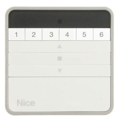 NICE W1 Trasmettitore a parete per il controllo di 1 sistema di carichi elettrici