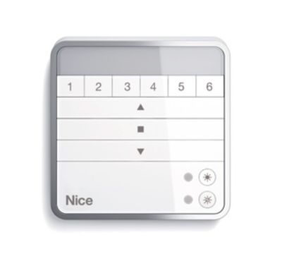 NICE W6SBD Trasmettitore portatile per controllare fino a 6 automazioni