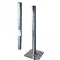 DAITEM MJM28X 50 cm galvanized pole for SH barriers