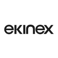 EKINEX EK-TAQ-1-CH Confezione 1  pz. supporto di montaggio quadrato NF nero per Placche/Prese CH