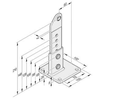 SOMMER YS10759-00001 60/210 rear mount