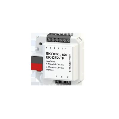 EKINEX EK-CE2-TP Interfaccia universale 4 IN conf/ 2 OUT relè 5A