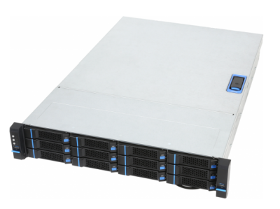 TKH SECURITY NVH-2612XR Video server 19", 2U, 12 bay HS, Xeon, SSD, RAID, RPSU