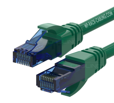 WP RACK WPC-PAT-5U005G CAT 5E U-UTP PATCH CABLE 0.5m GREEN