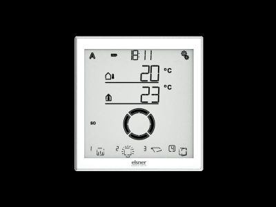 ELSNER 10144 Solexa II Display- white / aluminium Radio Control (Display only)