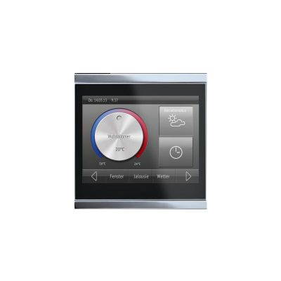 ELSNER 70259 KNX Touch Body - black/ chrome glossy KNX Touch D
