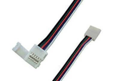 LEDCO CNT1010-5P 10 MM RGBW DOUBLE STRIP CONNECTOR. C/15 CM CABLE.