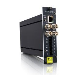 TKH SECURITY S-64 E V2 NA 4-ch H.264/MJPEG video encoder, data & digital I/O