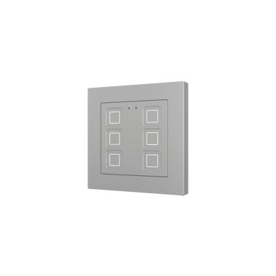 ZENNIO ZVIT55X6S Tecla55 capacitive keyboard, 6 keys, silver