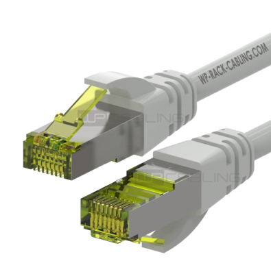 WP RACK WPC-PAT-6ASF100 CAT 6A S-FTP PIMF PATCH CABLE 10m LS0H GREY