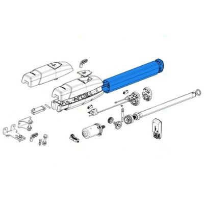 CAME-RICAMBI 88001-0335 PROFILO FISSO CON TAPPO ATS30 V1
