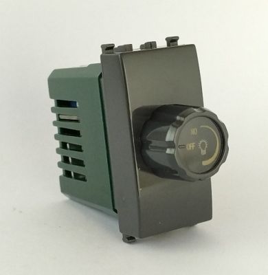 MAPAM 606N 500W Gem 606N Black Dimmer Switch