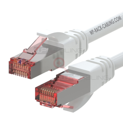 WP RACK WPC-PAT-6SF002W PATCH CABLE CAT.6 S-FTP 0.2m. LS0H WHITE