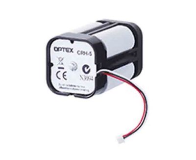 OPTEX OXCRH-5 CRH-5  Battery holder to house 4 CR123A batteries for SL-100/200TNR. Each unit (TX or RX) can house up to 2 packs of 4 batteries