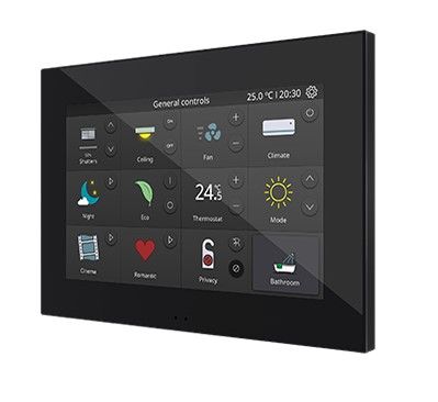 ZENNIO ZVIZ70V2A ZVIZ70V2A Z70 v2 Color capacitive touch panel with 7" display, black