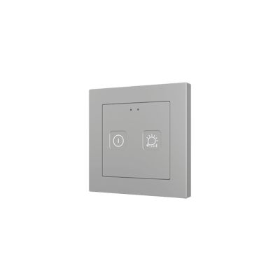 ZENNIO ZVIT55X2 ZVIT55X2 Tecla 55 X2 Backlit capacitive touch switch (55 x 55 mm), 2 buttons, custom