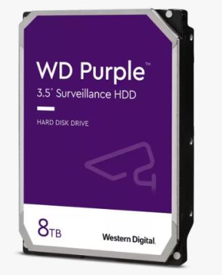 WESTERN-DIGITAL WD84PURZ Wd Purple 8TB 3,5 Pollici Cache 128Mb 