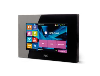 INIM Alien/GN 7-inch Touch Screen user interface on I-Bus with proximity reader