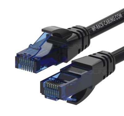 WP RACK WPC-PAT-5U005BL CAT 5E U-UTP PATCH CABLE 0.5m BLACK