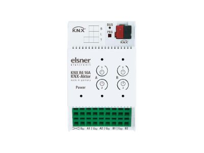 ELSNER 70571 Attuatore KNX R4 16 A con 4 uscite di commutazione a potenziale zero