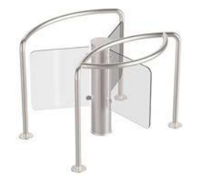 NICE TORNELLI TWISTGI Tornello con ringhiera - Acciaio inossidabile lucido AISI 304