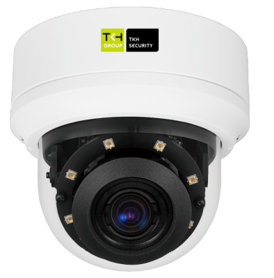 TKH SECURITY FD950 Fotocamera fissa da 5 MP, obiettivo motorizzato da 2,7-12 mm, H.265/H.264, IR