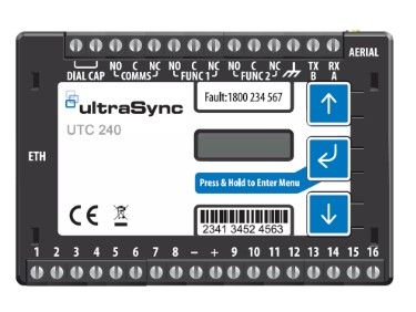 ARITECH ANTINTRUSIONE UC240 Comunicatore UltraSync con doppio percorso 4G / 2G e IP 16 ingressi 3 uscite