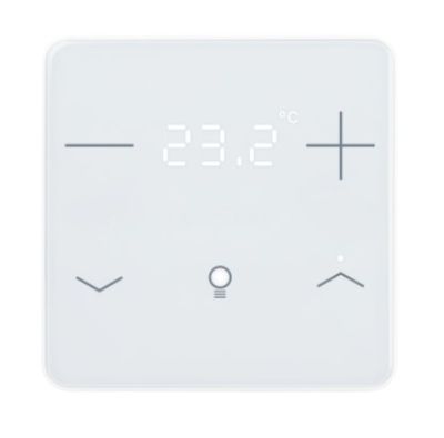 ELSNER 71160 KNX eTR 205/206 Light Pulsante per il controllo della temperatura e luce, bianco