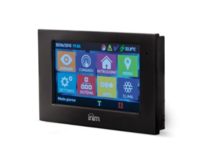 INIM Alien/SN 4.3 inch Touch Screen user interface on I-Bus with proximity reader
