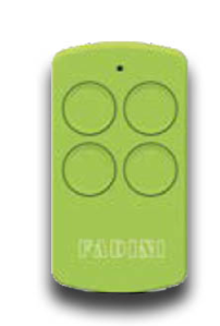 7113GL fadini telecomando 4 canali 433,92 Mhz divo 71 verde lime 7113gl