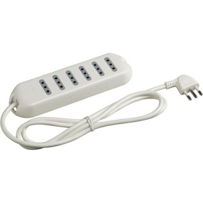 BTICINO BT-3630D Slim6-PR.6x2P+T 10A 1.5m white