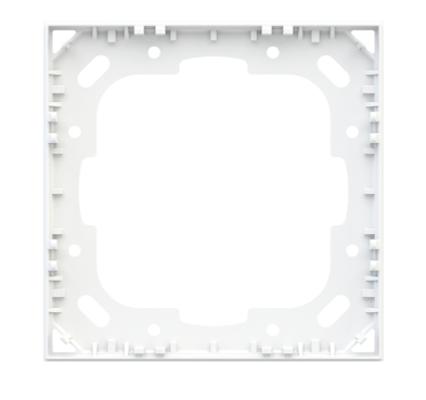 EKINEX EK-TAQE-1-NFW Adattatatore per montaggio di 1 placca quadrata senza cornice (versione ‘NF)