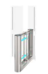 NICE TORNELLI SWINGHGW2VC Da associare a SWING HGW-1 per la creazione di un doppio varco per un varco da 550mm ed uno da 1200 mm - Cabinet Acciaio inossidabile spazzolato  AISI 304