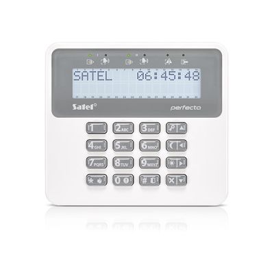 SATEL PRF-LCD-WRL Two-way wireless LCD keypad for PERFECTA WRL (white backlight)
